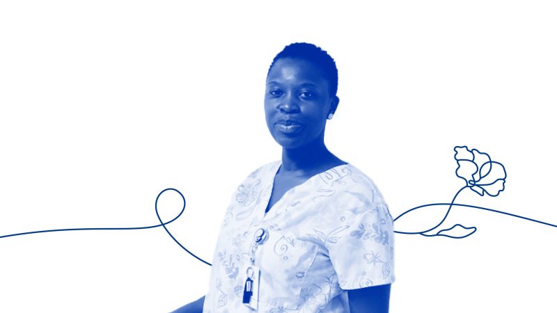 Aïsha Claudine Musoke, infirmière clinicienne à l’unité de réadaptation fonctionnelle intensive (URFI).